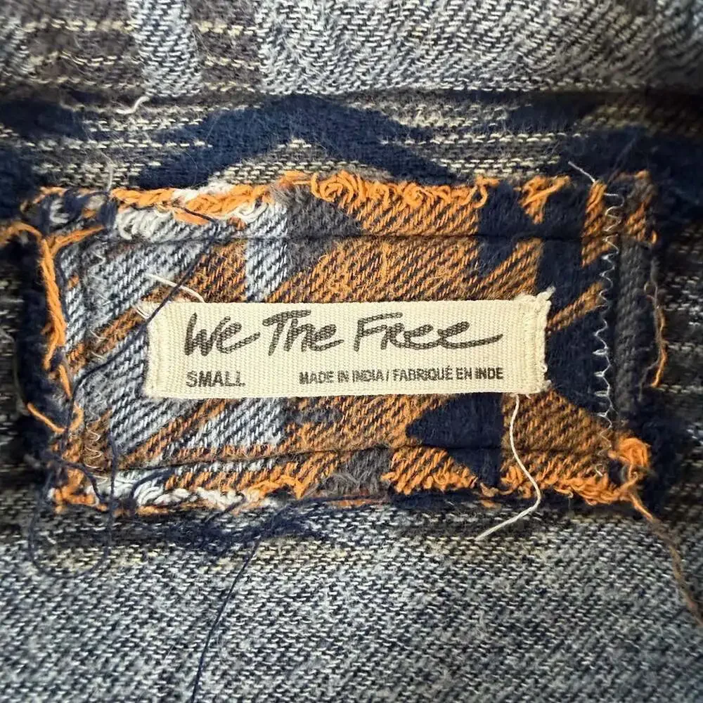 We The Free Free People Arizona Sky Pullover Jacket Small Oversized Aztec
